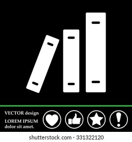 Archive folders vector icon