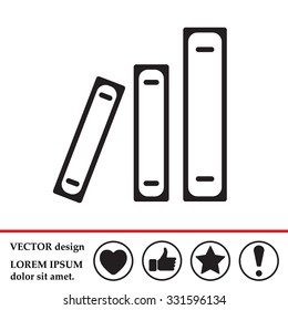Archive folders vector icon