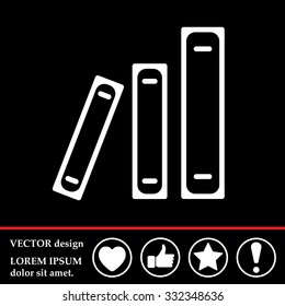Archive folders vector icon