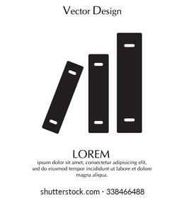 Archive folders vector icon