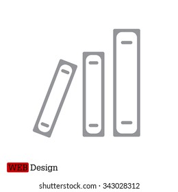 Archive folders vector icon