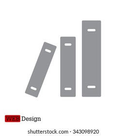 Archive folders vector icon