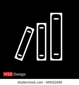 Archive folders vector icon