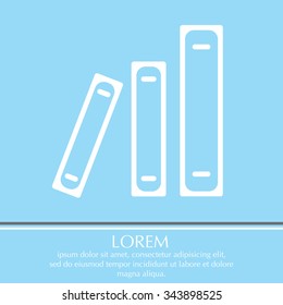 Archive folders vector icon