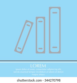 Archive folders vector icon