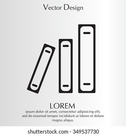 Archive folders vector icon