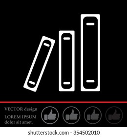 Archive folders vector icon