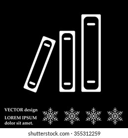 Archive folders vector icon