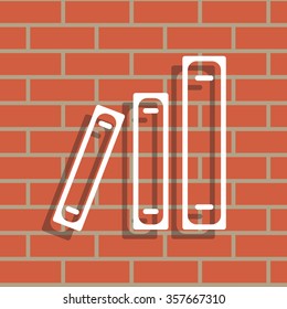 Archive folders vector icon