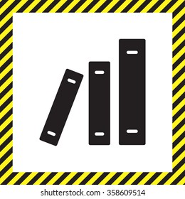 Archive folders vector icon