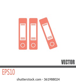 Archive folders vector icon