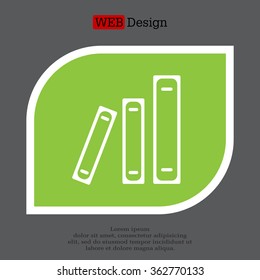Archive folders vector icon