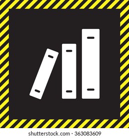 Archive folders vector icon