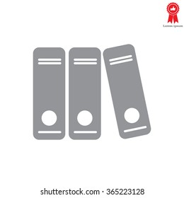 Archive folders vector icon