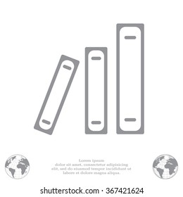 Archive folders vector icon