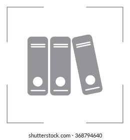Archive folders vector icon