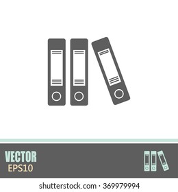 Archive folders vector icon