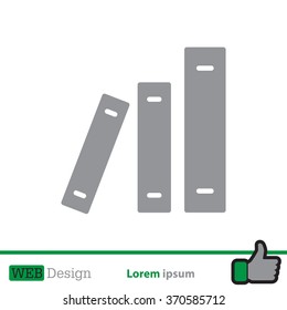 Archive folders vector icon
