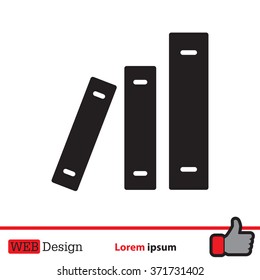 Archive folders vector icon