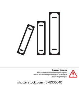 Archive folders vector icon