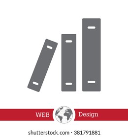 Archive folders vector icon