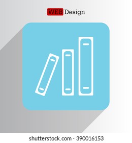 Archive folders vector icon
