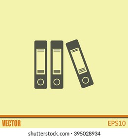 Archive folders vector icon