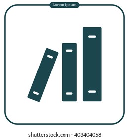 Archive folders vector icon