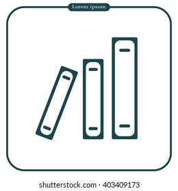 Archive folders vector icon