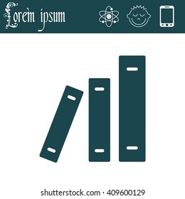 Archive folders vector icon