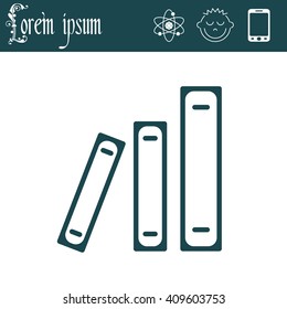 Archive folders vector icon