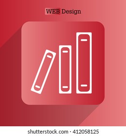 Archive folders vector icon