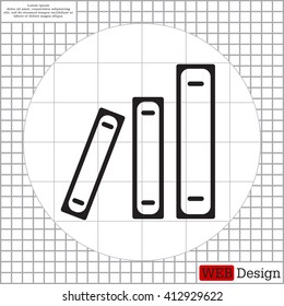 Archive folders vector icon