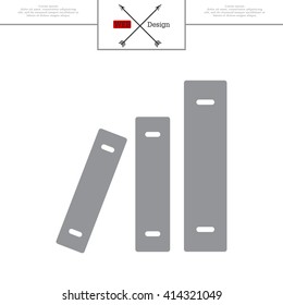 Archive folders vector icon