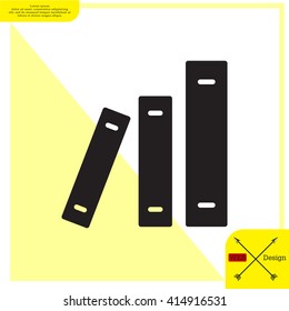 Archive folders vector icon