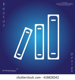 Archive folders vector icon