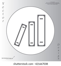 Archive folders vector icon