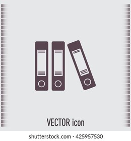 Archive folders vector icon