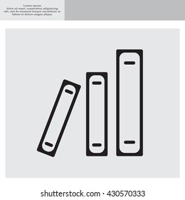 Archive folders vector icon