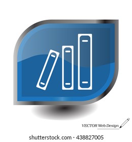 Archive folders vector icon