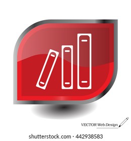 Archive folders vector icon