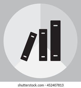 Archive folders vector icon