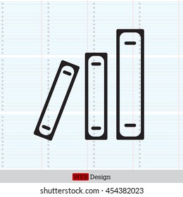 Archive folders vector icon