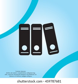 Archive folders vector icon
