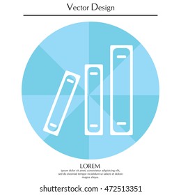 Archive folders vector icon