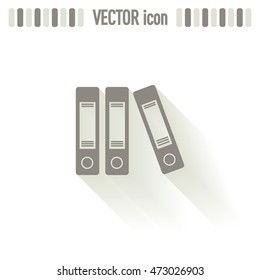 Archive folders vector icon