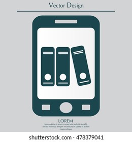 Archive folders vector icon