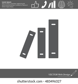 Archive folders vector icon