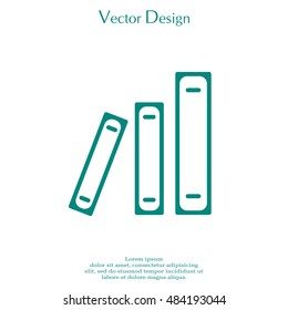 Archive folders vector icon