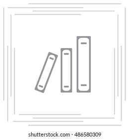 Archive folders vector icon